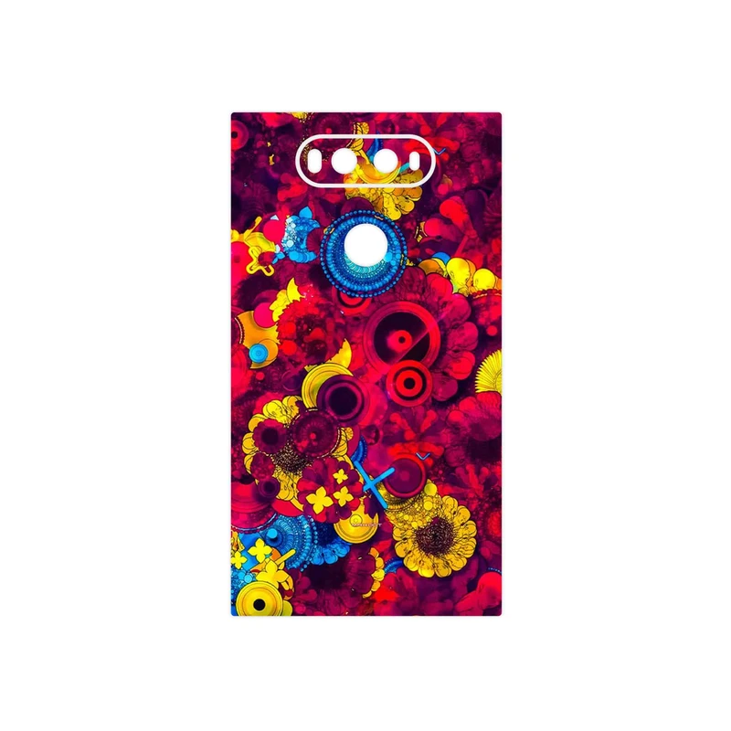 برچسب پوششی ماهوت مدل Vector Flower Garden Digital Art مناسب برای گوشی موبایل ال جی V20