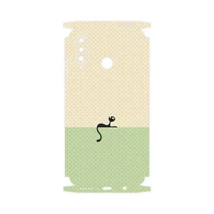 MAHOOT Minimal Internet Cat Icon-FullSkin Cover Sticker for Huawei P30 Lite  48 MP Camera