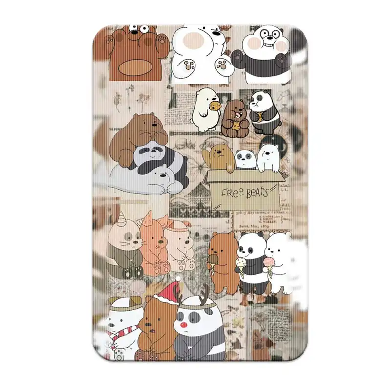 استیکر کارت پرمانه طرح خرسهای کلهفندقی کد pm3d.4074