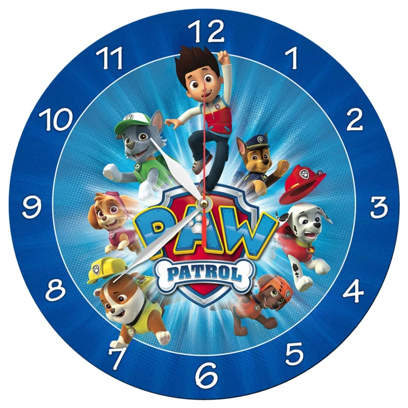 ساعت دیواری کودک طرح سگ های نگهبان کد 1370