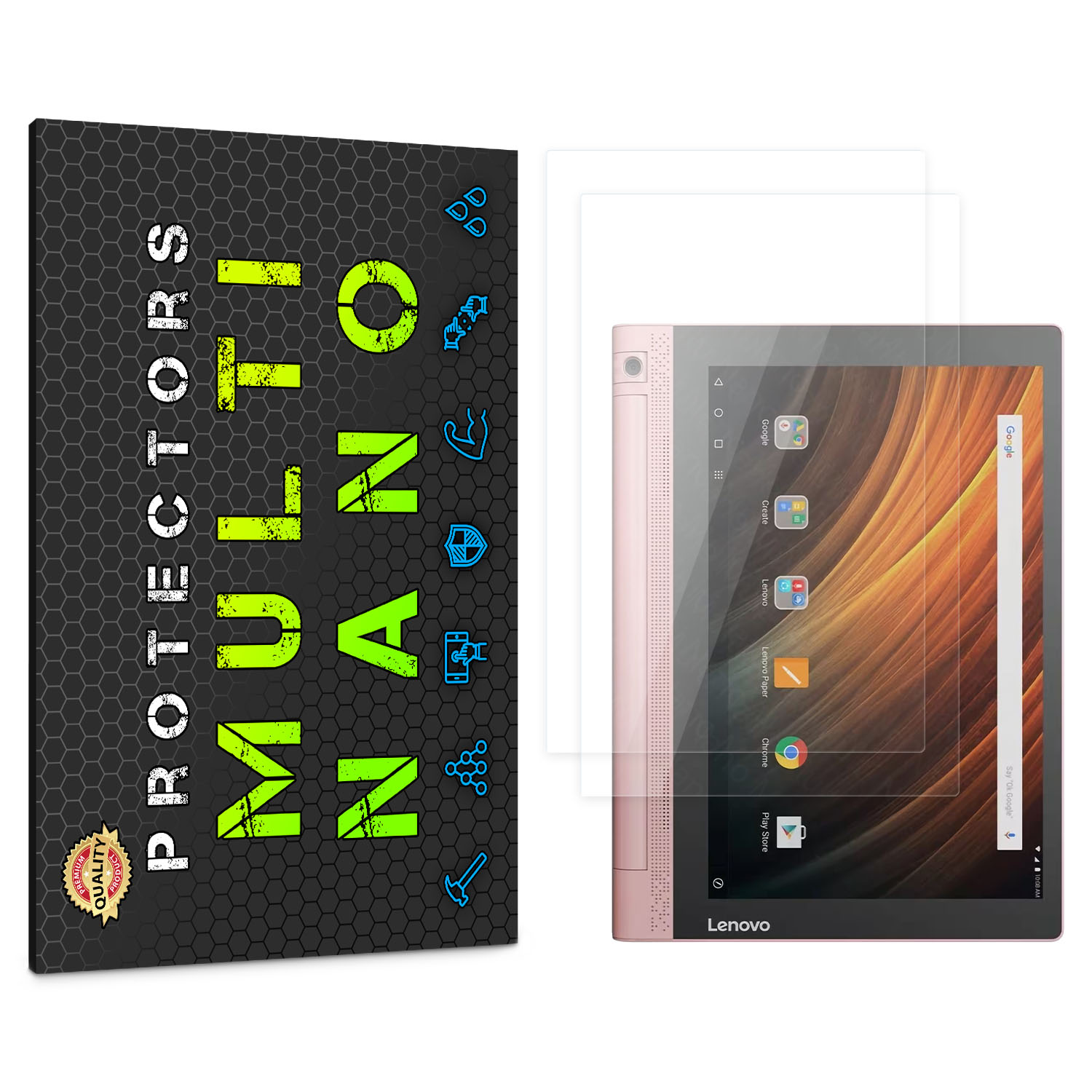 محافظ صفحه نمایش مولتی نانو مدل X-S2N مناسب برای تبلت لنوو Yoga Tab 3 10 / YT3-X50 بسته دو عددی