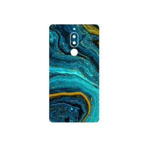 MAHOOT Turquoise marblewith golden streaks Cover Sticker for Hyundai Seoul Mix