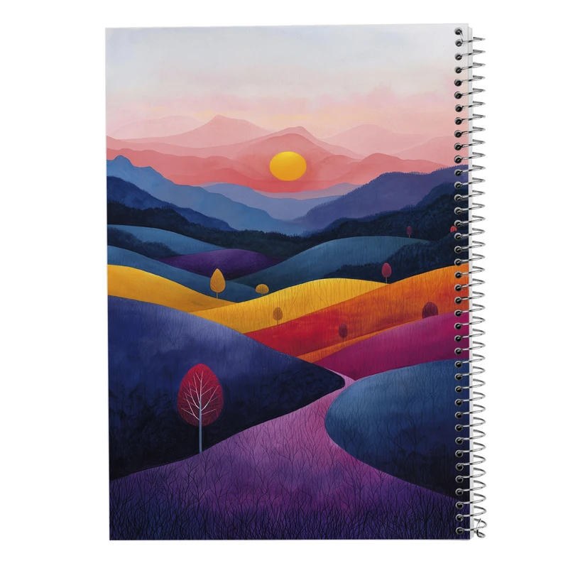 دفتر مشق 50 برگ مدوپد مدل طبیعت کد DF15362