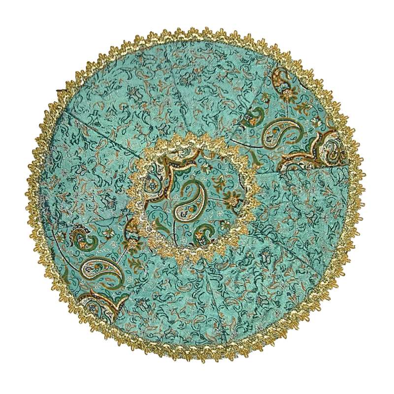 رومیزی ترمه مدل چهل تکه نسترن کد W131
