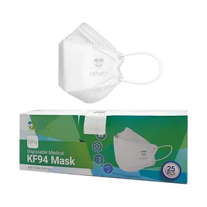 ماسک تنفسی حیات پوشش پاک مدل پنج لایه سه بعدی بسته 25 عددی