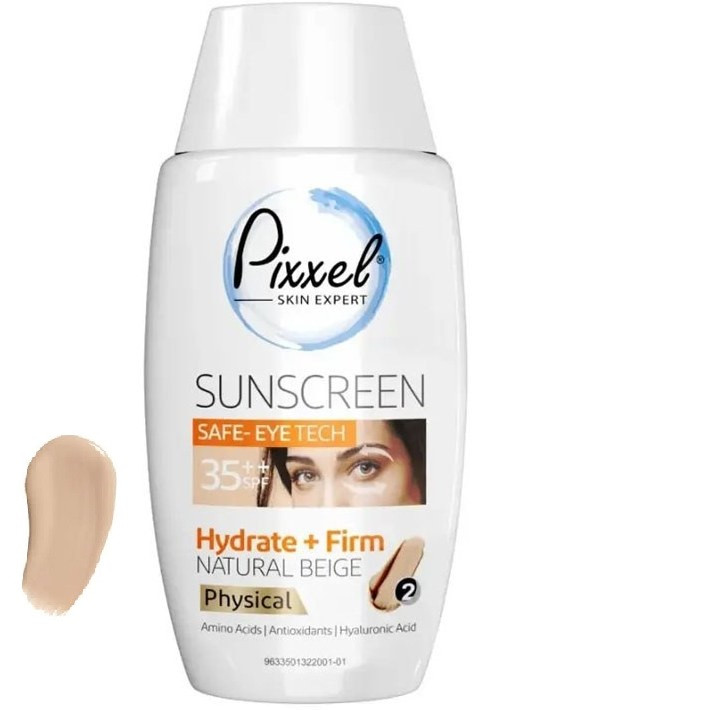 کرم ضد آفتاب رنگی پیکسل SPF 35 مدل physical مناسب انواع پوست حجم 50 میلیلیتر کرم ضد آفتاب رنگی پیکسل SPF 35 مدل physical مناسب انواع پوست حجم 50 میلیلیتر