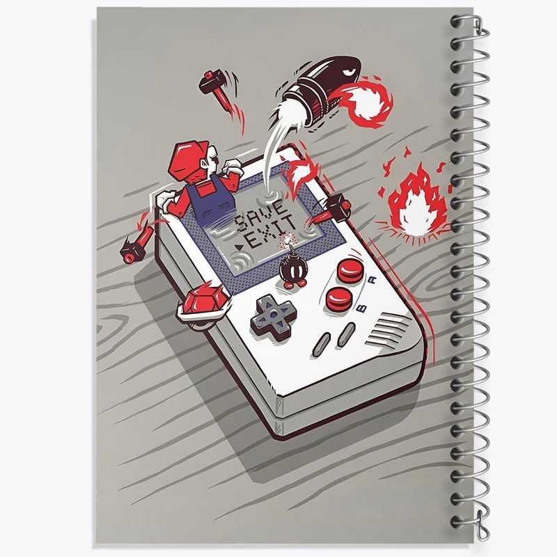 دفتر نقاشی 50 برگ خندالو طرح سوپر ماریو کد N2962