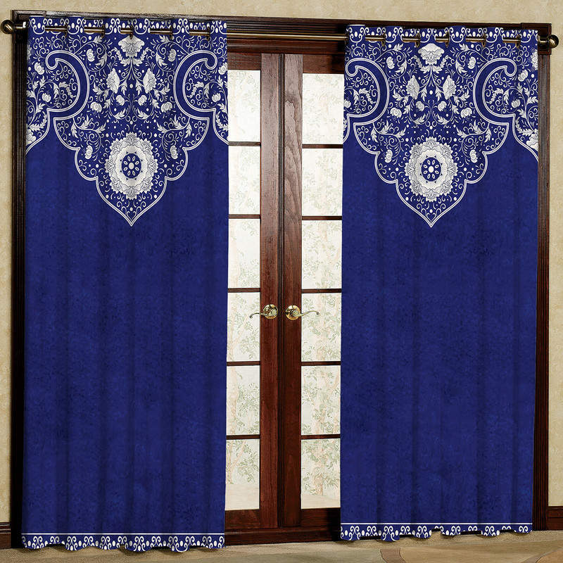 پرده مدل مخمل پانچی کد 1334T2 سایز 200x140 سانتی متر