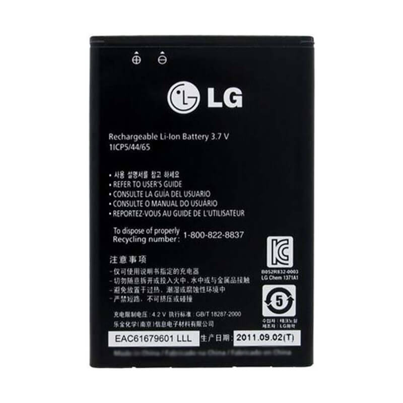 باتری گوشی مدل BL-44JN ظرفیت 1500 میلی آمپر ساعت مناسب برای گوشی موبایل ال جی  Optimus L1