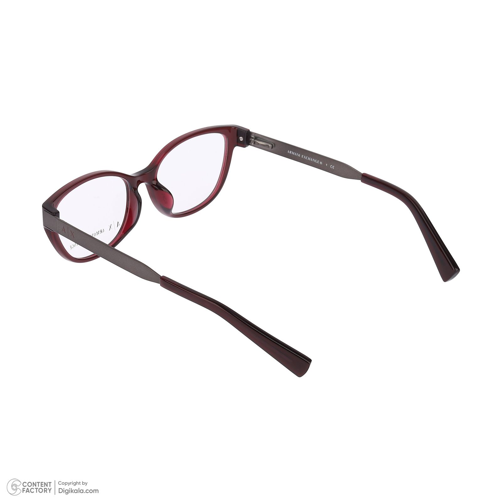 فریم عینک طبی گربه ای زنانه آرمانی اکسچنج مدل 0AX3033F-8003-54 مناسب برای صورت مستطیل، مربع و لوزی -  - 5