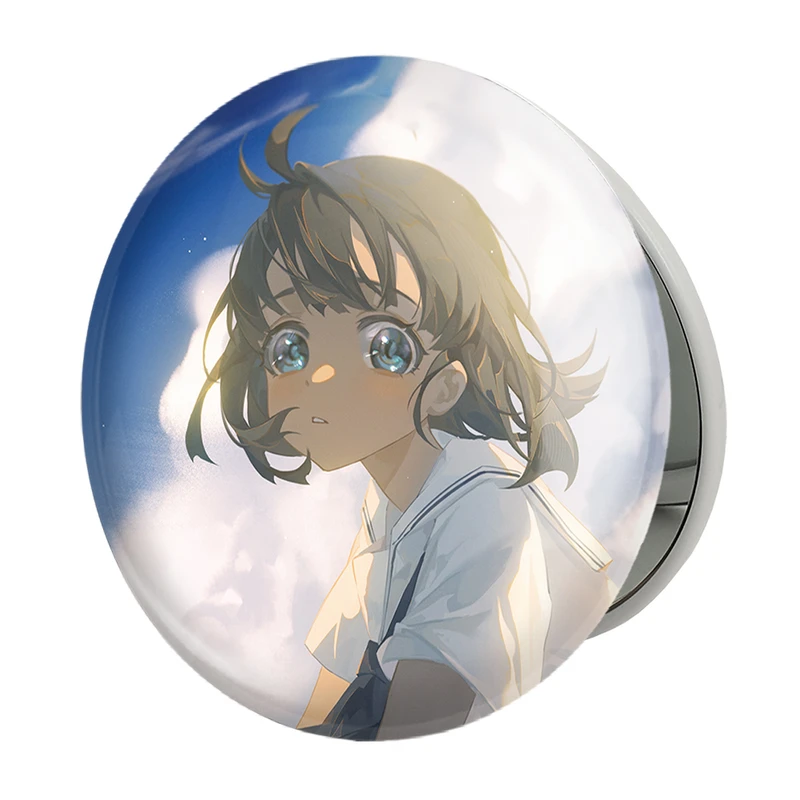 آینه جیبی خندالو طرح میو انیمه سامر تایم رندرینگ SUMMER TIME RENDERING مدل تاشو کد 22279 