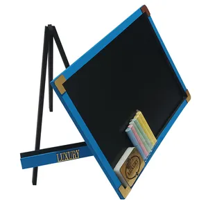تخته سیاه مدل LUXURY سایز 30x40 سانتی متر به همراه پایه و تخته پاک کن و گچ