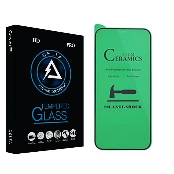 محافظ صفحه نمایش سرامیکی دلتا مدل Fit مناسب برای گوشی موبایل اپل iPhone 12mini