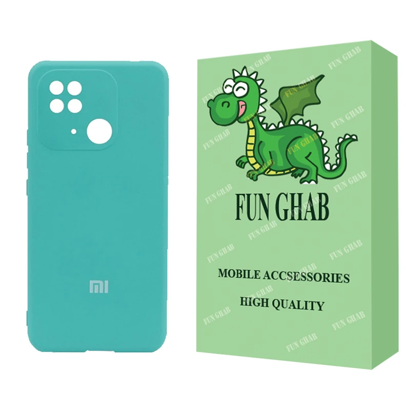 کاور فان قاب مدل سیلیکونی مناسب برای گوشی موبایل شیائومی Redmi 10C