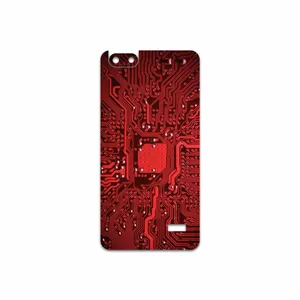 MAHOOT Red Printed Circuit Board Cover Sticker for Honor 4C