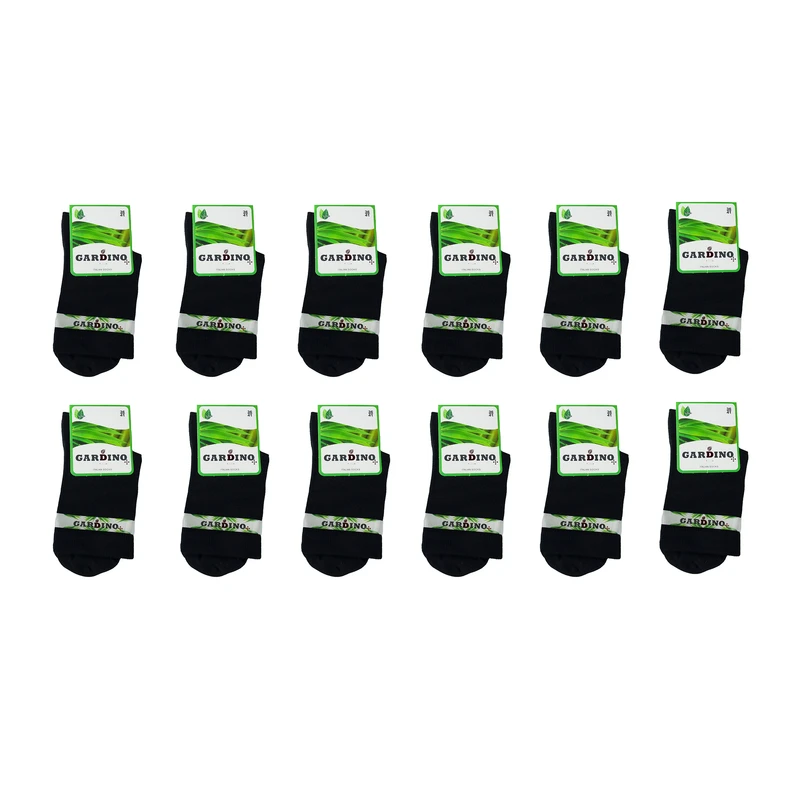 جوراب ساق بلند زنانه گاردینو مدل بامبو بسته 12 عددی