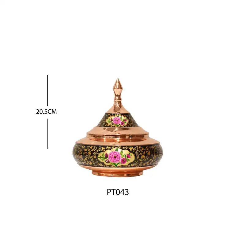 شکلات خوری مسی آقاجانی مدل تشعیر کد PT043