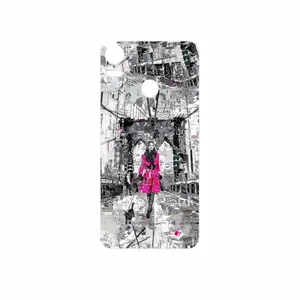 MAHOOT Collage of Catwalk Bridge Cover Sticker for HTC Desire 10 Pro