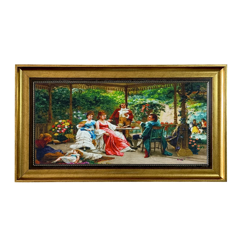 تابلو فرش ماشینی طرح دستبافت مدل سایه بان عشق کد 7873