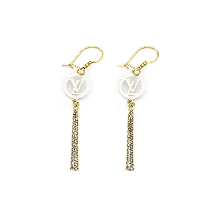 گوشواره طلا 18 عیار زنانه مدل شبنم کد 100