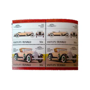 تمبر یادگاری طرح اتومبیل مدل packard کد 105 مجموعه 4 عددی