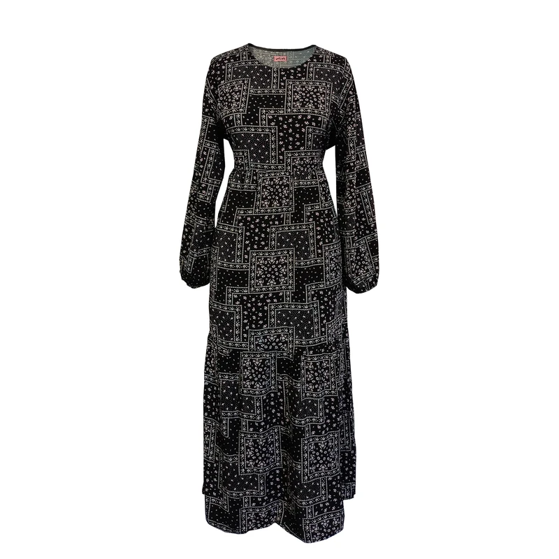 پیراهن ساحلی یقه گرد زنانه بانو رانس
مدل ناز