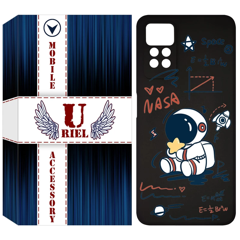 کاور یوریل مدل KSH کد 1 طرح فضانورد مناسب برای گوشی موبایل شیائومی Redmi Note 12 Pro 4G
