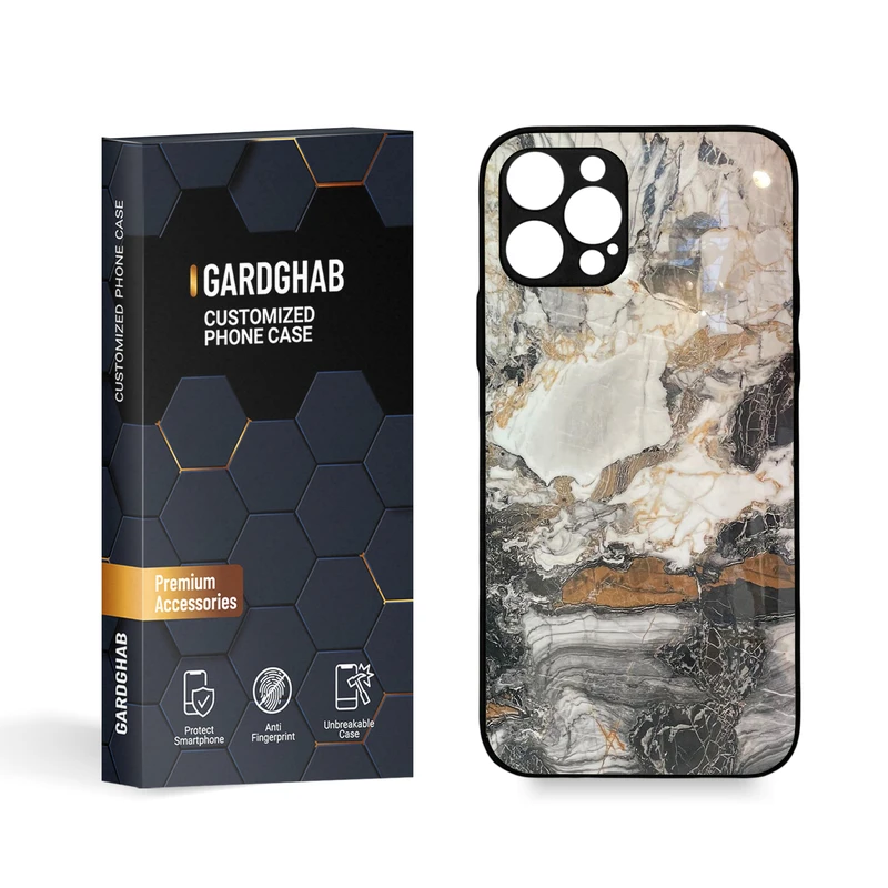 کاور گارد قاب مدل سنگ مناسب برای گوشی موبایل اپل  iPhone 12 Pro
