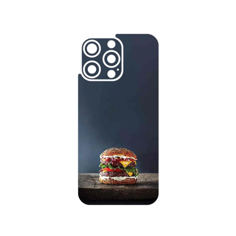 برچسب پوششی ماهوت مدل Hamburger مناسب برای گوشی موبایل اپل iPhone 15 Pro Max