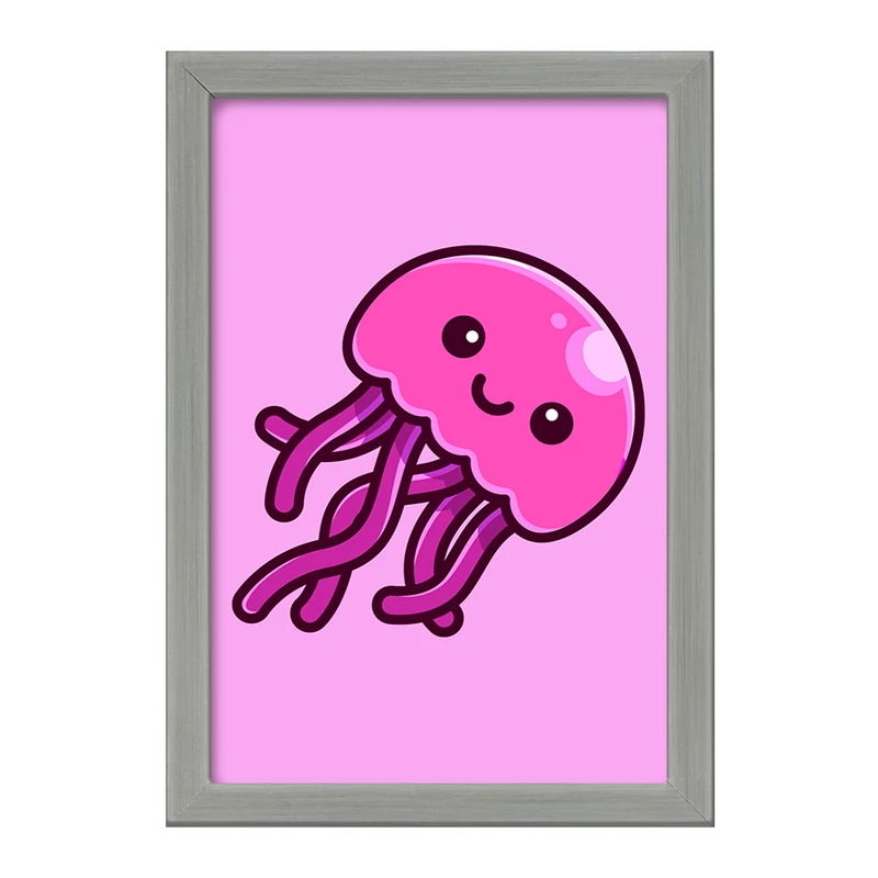 تابلو خندالو طرح حیوانات آبزی عروس دریایی کد 28162