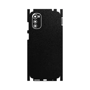 MAHOOT Black-Suede-FullSkin Cover Sticker for Motorola Moto E32s