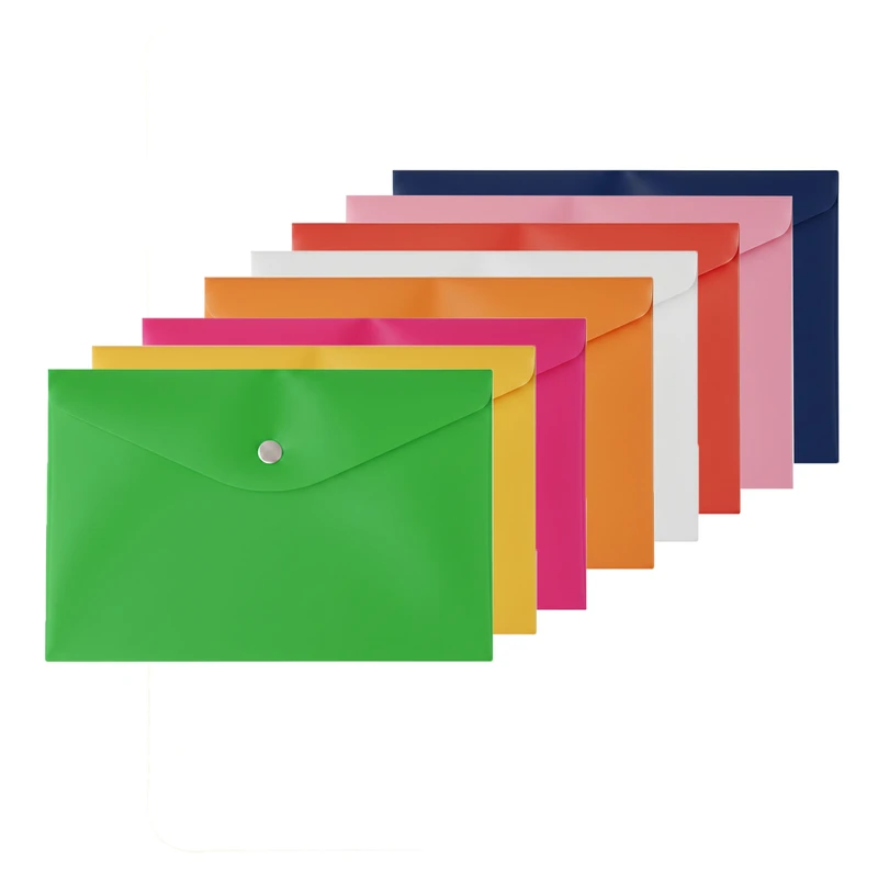 پوشه دکمه دار مدل 020 بسته 8 عددی سایز a4