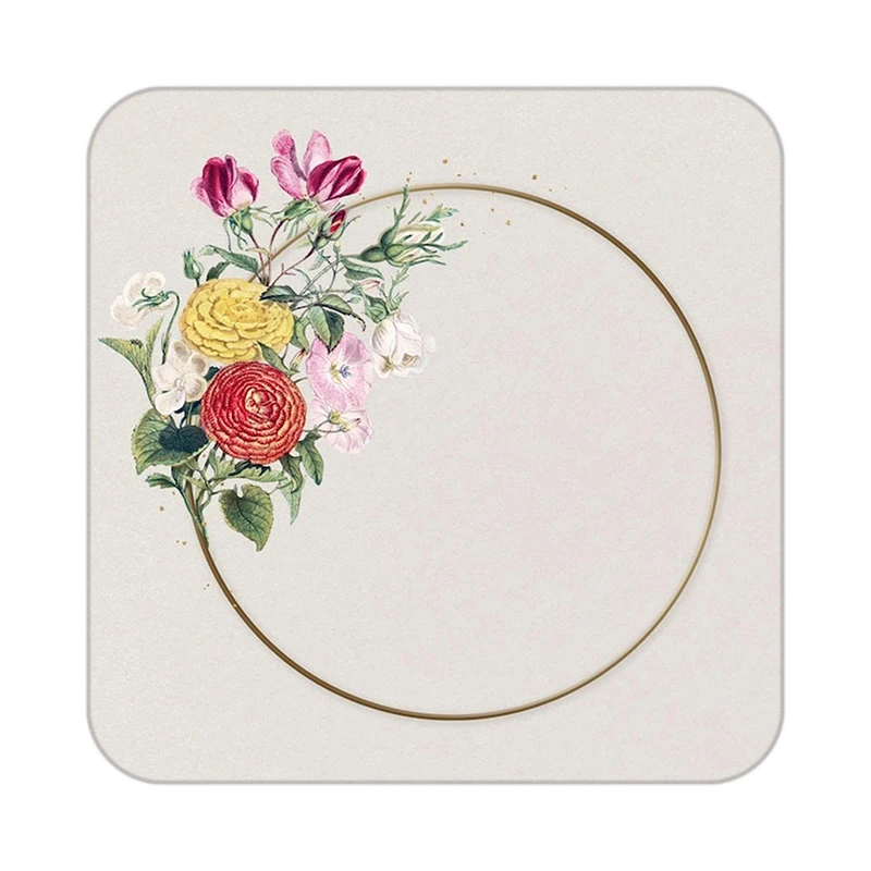 زیر لیوانی کاکتی طرح گل مدل mp16153