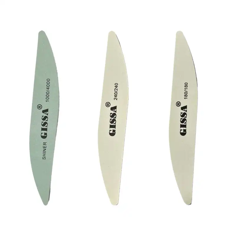 سوهان و پولیش ناخن گیسا مدل 180-240-1000/4000 مجموعه سه عددی