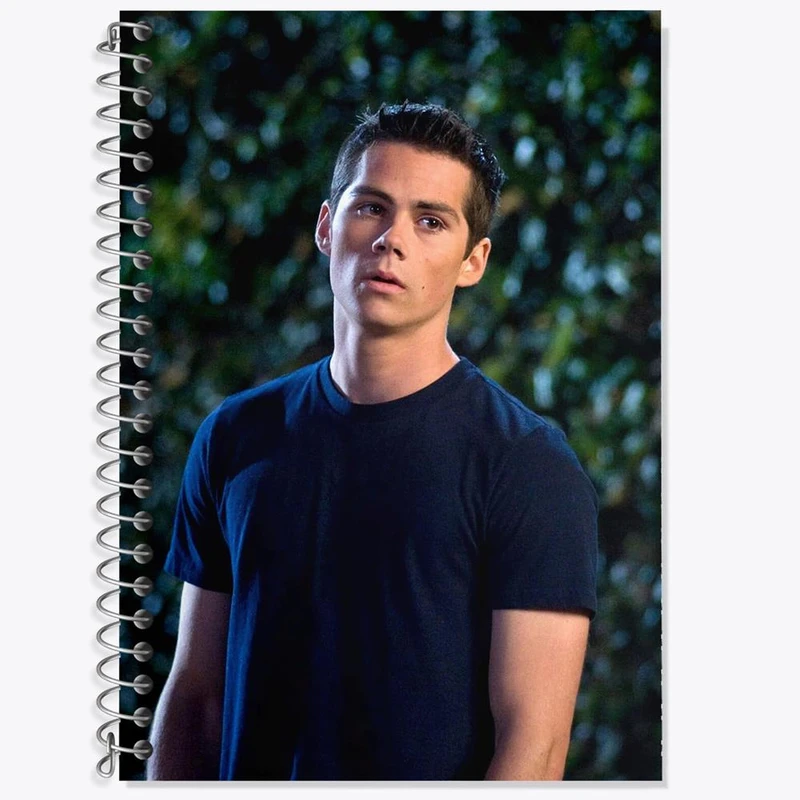دفتر زبان 50 برگ خندالو مدل سه خط طرح استایلز استلینسکی سریال تین ولف Teen Wolf کد 28446