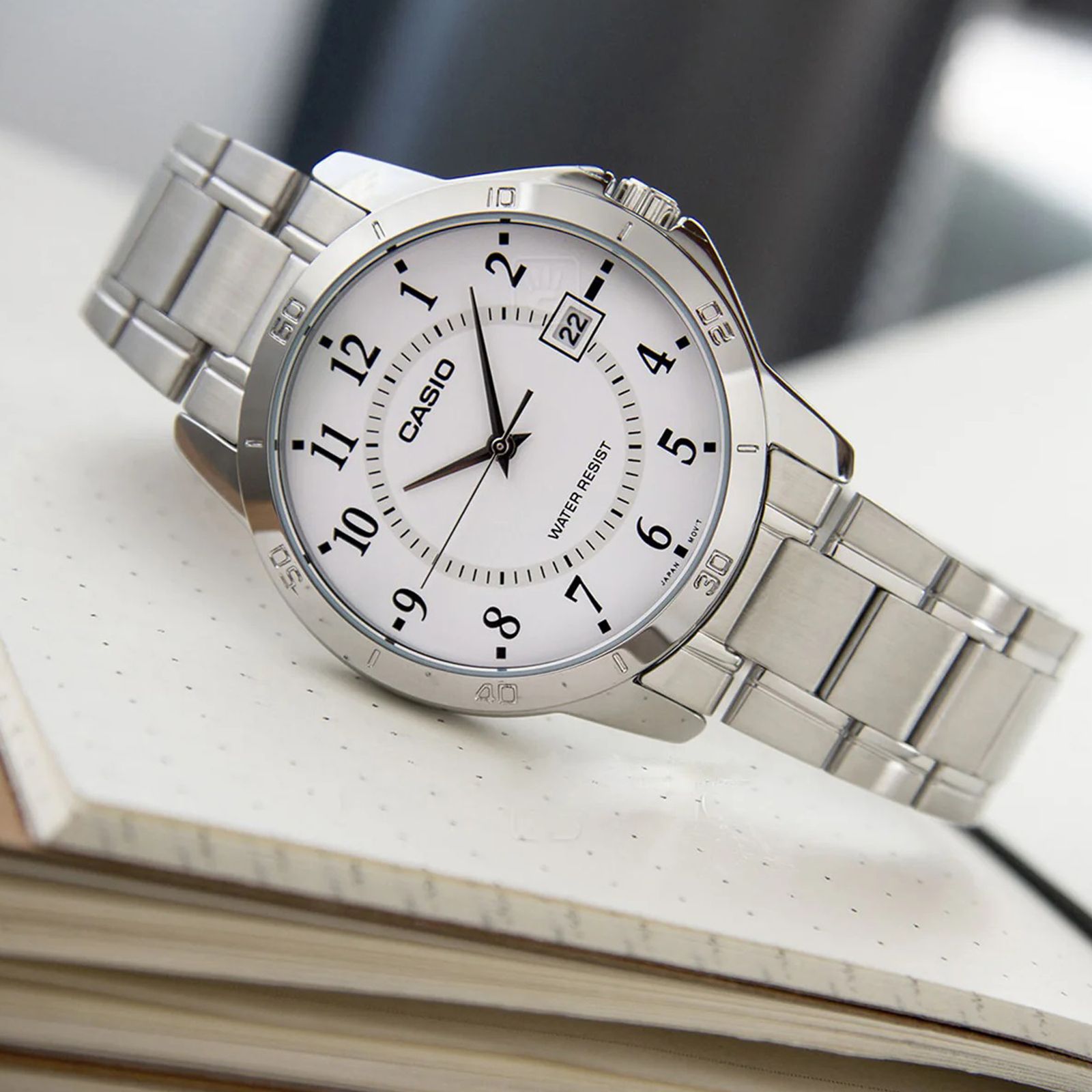ساعت مچی عقربه ای مردانه کاسیو مدل MTP-V004D-7BUDF -  - 10