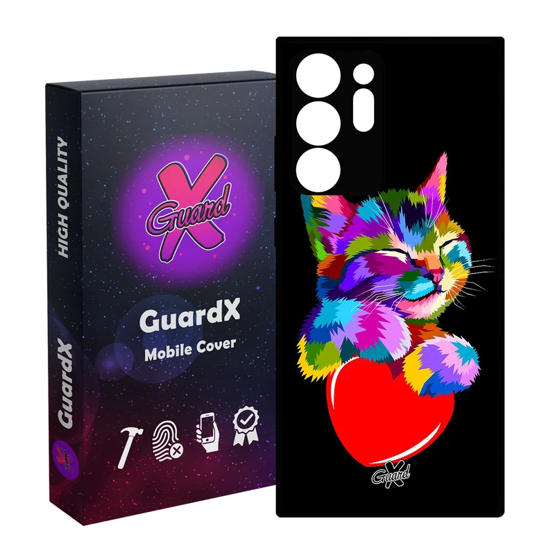 کاور گارد ایکس طرح گربه مدل Glass10269 مناسب برای گوشی موبایل سامسونگ Galaxy Note 20 Ultra
