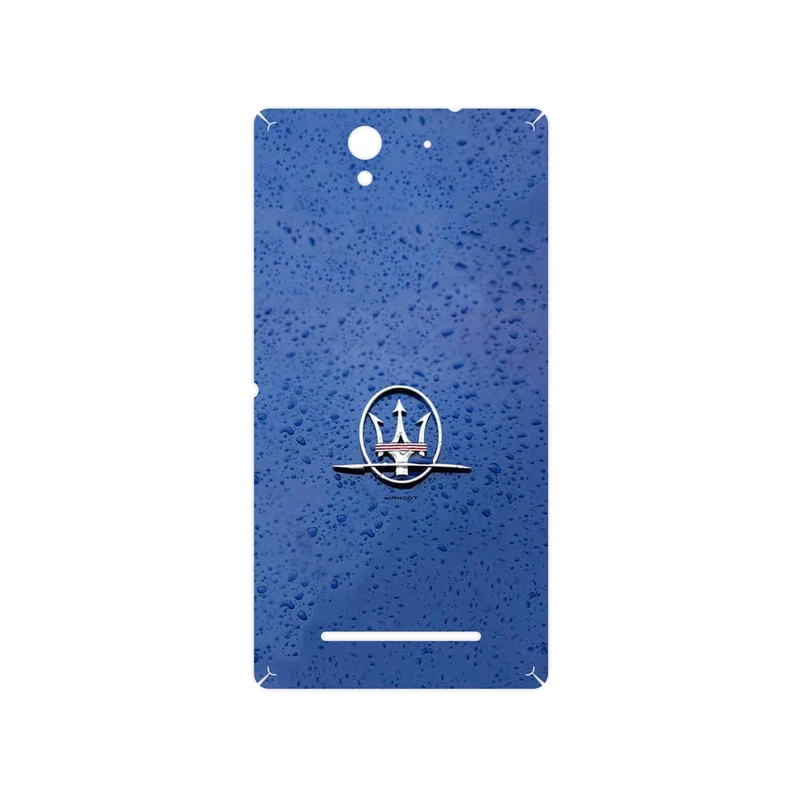 برچسب پوششی ماهوت مدل Maserati مناسب برای گوشی موبایل سونی Xperia C3 Dual