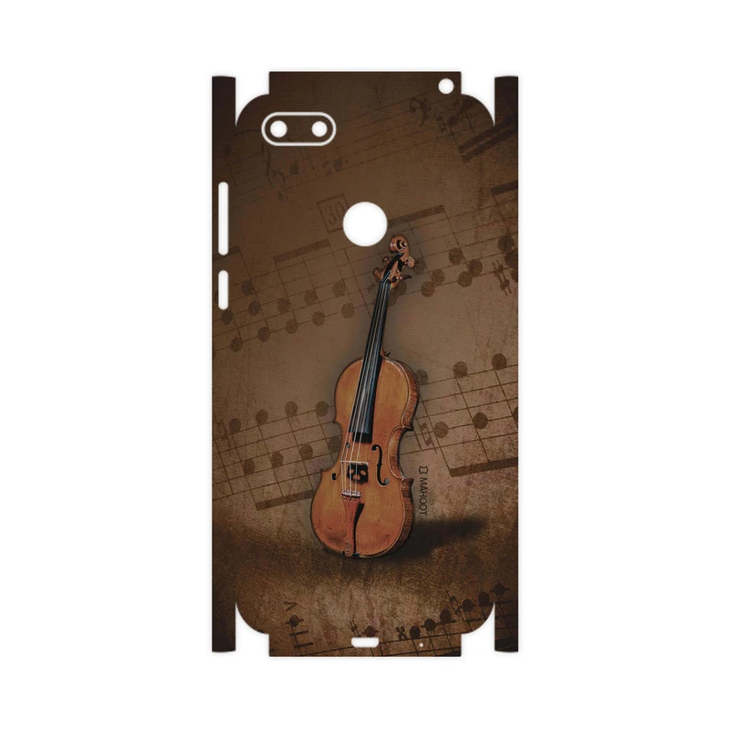 برچسب پوششی ماهوت مدل Violin-Instrument-FullSkin مناسب برای گوشی موبایل موتورولا Moto E6 Play