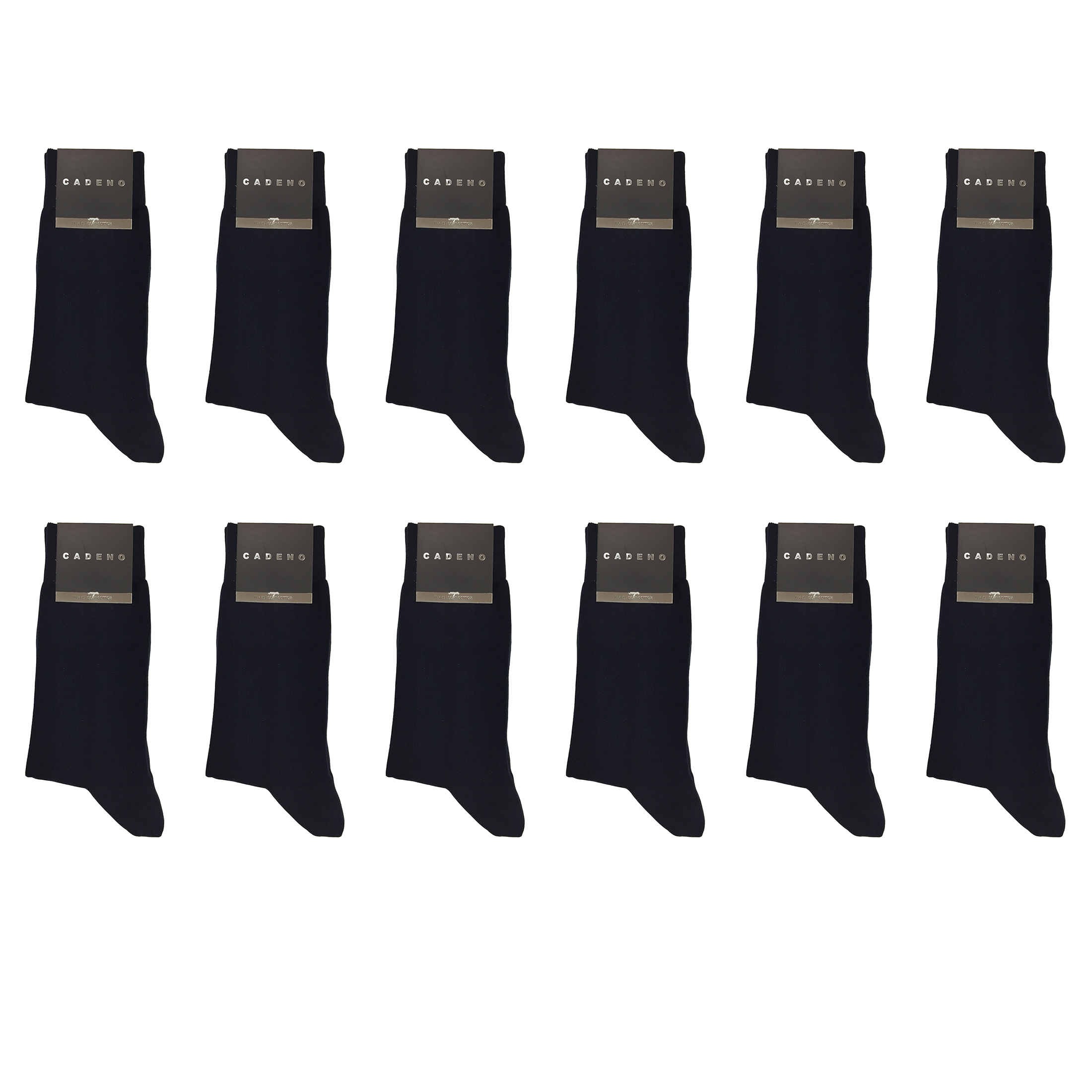 جوراب مردانه کادنو مدل CA1101 بسته 12 عددی رنگ سرمه ای