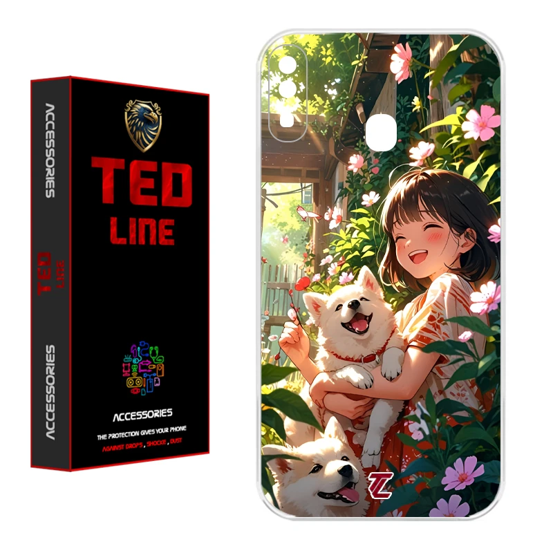 کاور تدلاین طرح سگ کد 1177 مناسب برای گوشی موبایل سامسونگ Galaxy A20 / A30