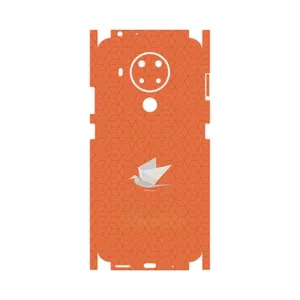 MAHOOT Minimalist origami bird-FullSkin Cover Sticker for Nokia 5.4