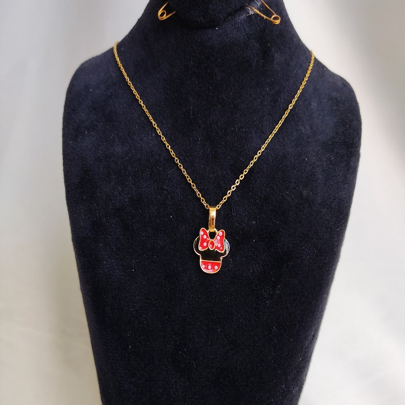 گردنبند دخترانه مدل میکی موس