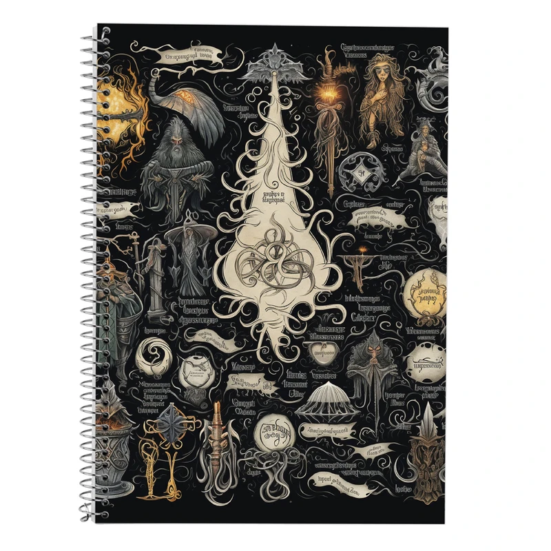 دفتر لغت 50 برگ مدوپد طرح ارباب حلقه ها The Lord of the Rings کد DF2981