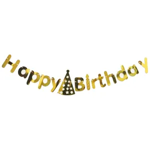 ریسه تولد طرح Happy Birthday مدل کلاه تولد کد 37