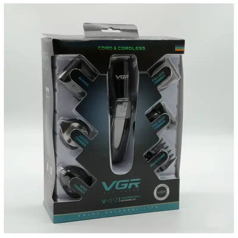 ست ماشین اصلاح موی سر و صورت و بدن وی جی ار مدل 012