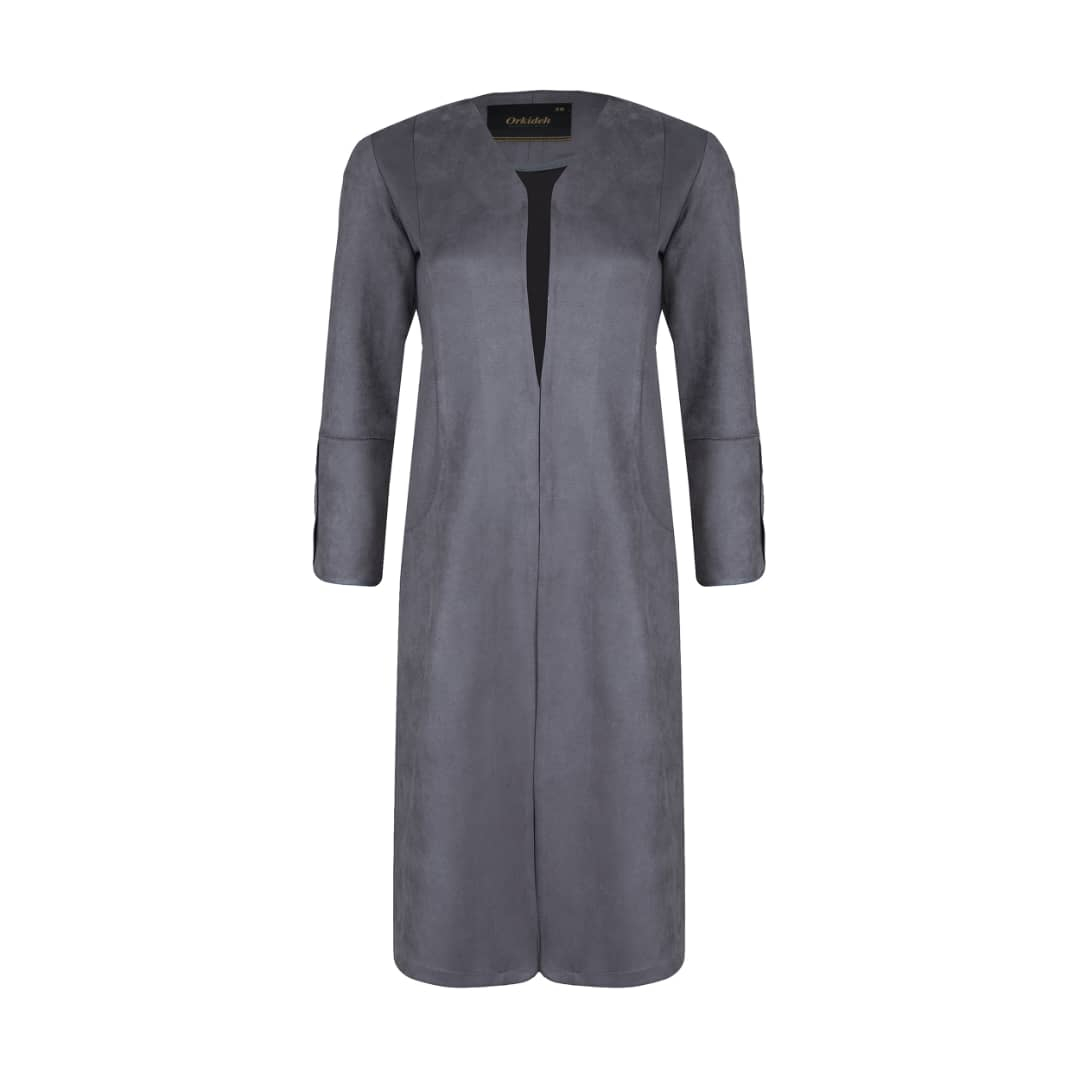 پالتو زنانه مدل 425 رنگ طوسی