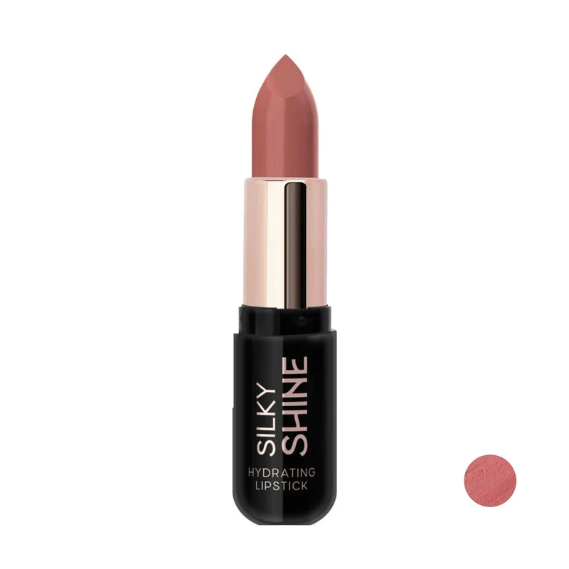 رژ لب جامد گلدن رز مدل Silky Shine شماره 207
