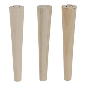 پایه میز مدل چوبی مخروطی کد 40 مجموعه 3 عددی