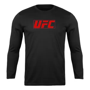 تی شرت آستین بلند مردانه مدل UFC کد P001 رنگ مشکی